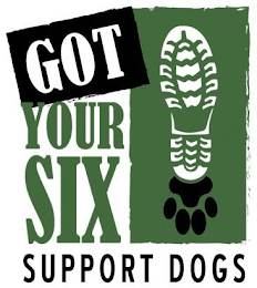 GOT YOUR SIX SUPPORT DOGS logo