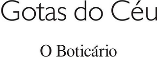 GOTAS DO CÉU O BOTICÁRIO logo