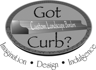 GOTCURB? CUSTOM LANDSCAPE BORDERS IMAGINATION DESIGN INDULGENCE logo