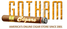 GOTHAM CIGARS AMERICA'S ONLINE CIGAR STORE SINCE 2001 logo