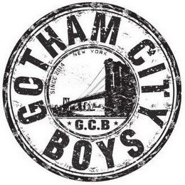 GOTHAM CITY BOYS G.C.B. SINCE 2014 NEW YORK logo
