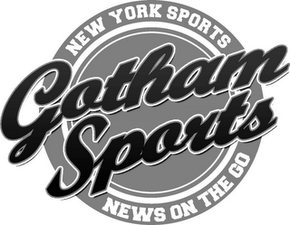 GOTHAM SPORTS NEW YORK SPORTS NEWS ON THE GO logo