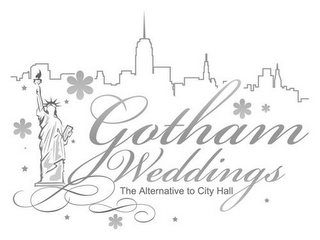 GOTHAM WEDDINGS THE ALTERNATIVE TO CITY HALL logo