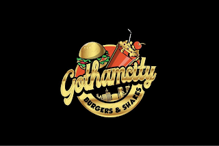 GOTHAMCITY BURGERS & SHAKES logo