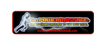 GOTPOWERMASSAGE TAKING CHAIR MASSAGE TO THE NEXT LEVEL WWW.GOTPOWERMASSAGE.COM logo