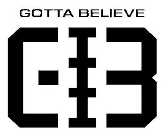 GOTTA BELIEVE GB logo
