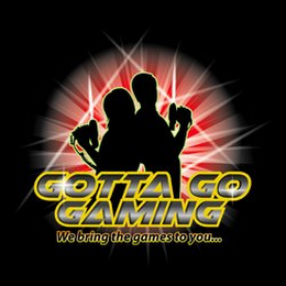GOTTA GO GAMING WE BRING THE GAMES TO YOU... logo