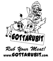 GOTTARUBIT RUB YOUR MEAT! WWW.GOTTARUBIT.COM logo