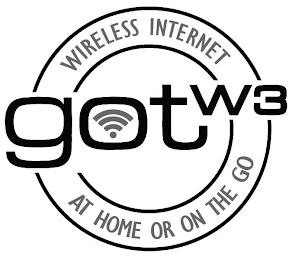 GOTW3 WIRELESS INTERNET AT HOME OR ON THE GO logo