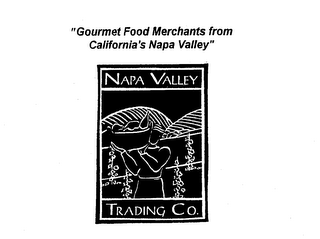 "GOURMET FOOD MERCHANTS FROM CALIFORNIA'S NAPA VALLEY" NAPA VALLEY TRADING CO. logo