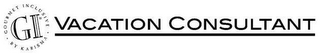 GOURMET INCLUSIVE BY KARISMA GI VACATION CONSULTANT logo