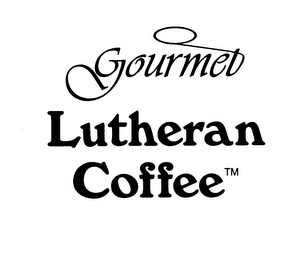 GOURMET LUTHERAN COFFEE logo