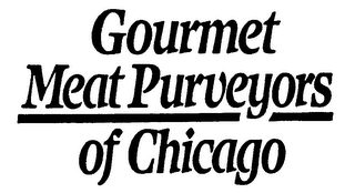 GOURMET MEAT PURVEYORS OF CHICAGO logo