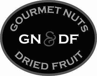 GOURMET NUTS DRIED FRUIT GN & DF logo