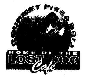 GOURMET PIZZA DELI HOME OF THE LOST DOGCAFE logo