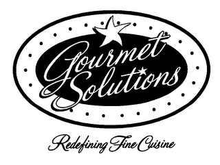 GOURMET SOLUTIONS REDEFINING FINE CUISINE logo