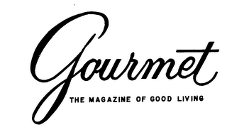 GOURMET THE MAGAZINE OF GOOD LIVING logo