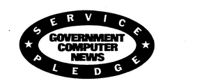 GOVERNMENT COMPUTER NEWS SERVICE PLEDGE logo