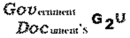 GOVERNMENT DOCUMENT'S G2U logo