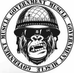 GOVERNMENT MUSCLE M GM GOVERNMENT MUSCLE GOVERNMENT MUSCLE logo