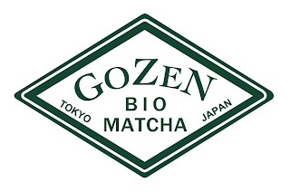 GOZEN BIO MATCHA TOKYO JAPAN logo