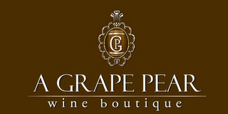 GP A GRAPE PEAR WINE BOUTIQUE logo