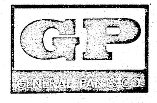 GP GENERAL PANTS CO. logo