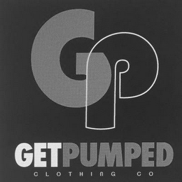 GP GETPUMPED CLOTHING CO logo