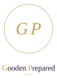 GP GOODEN PREPARED logo