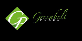 GP GREENBELT P L A Z A logo