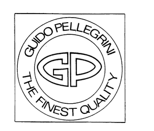 GP GUIDO PELLEGRINI THE FINEST QUALITY logo
