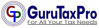 GP GURUTAXPRO FOR ALL YOUR TAX NEEDS logo