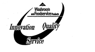 GP WASHROOM AND FOODSERVICE PRODUCTS INNOVATION QUALITY SERVICE logo