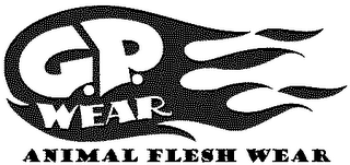 G.P. WEAR ANIMAL FLESH WEAR logo