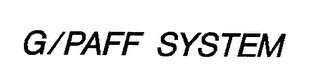 G/PAFF SYSTEM logo