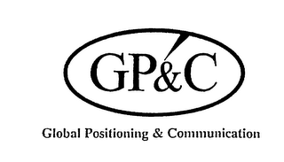GP&C GLOBAL POSITIONING & COMMUNICATION logo