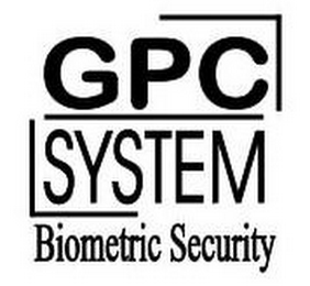 GPC SYSTEM BIOMETRIC SECURITY logo
