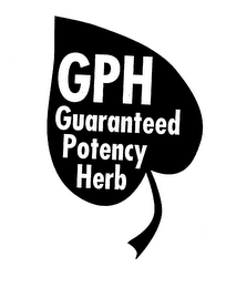 GPH GUARANTEED POTENCY HERB logo