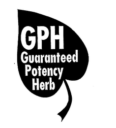 GPH GUARANTEED POTENCY HERB logo