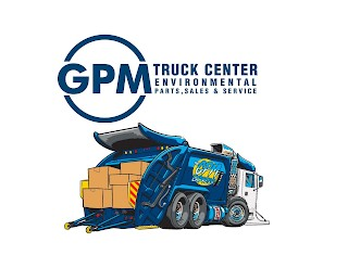 GPM TRUCK CENTER ENVIRONMENTAL PARTS, SALES, & SERVICE THE GPM EXPRESS logo