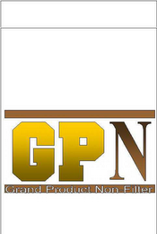 GPN GRAND PRODUCT NON-FILTER logo