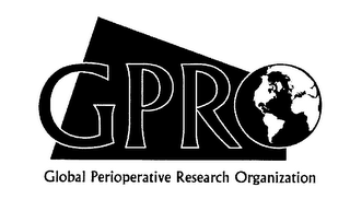 GPRO GLOBAL PERIOPERATIVE RESEARCH ORGANIZATION logo
