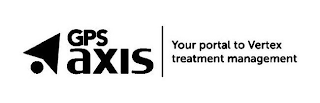 GPS AXIS YOUR PORTAL TO VERTEX TREATMENT MANAGEMENT logo