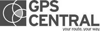 GPS CENTRAL YOUR ROUTE. YOUR WAY logo