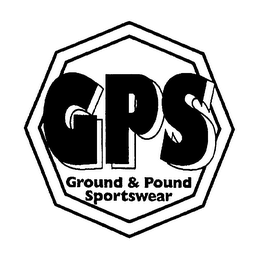 GPS GROUND & POUND SPORTSWEAR logo