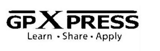 GPXPRESS LEARN · SHARE · APPLY logo