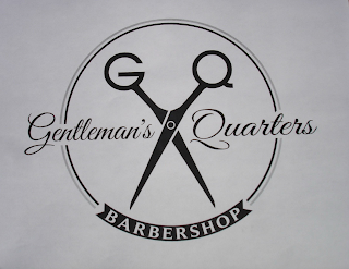 GQ GENTLEMAN'S QUARTERS BARBERSHOP logo