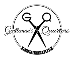 GQ GENTLEMAN'S QUARTERS BARBERSHOP logo