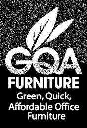 GQA FURNITURE GREEN, QUICK, AFFORDABLE OFFICE FURNITURE logo