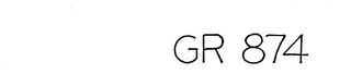 GR 874 logo